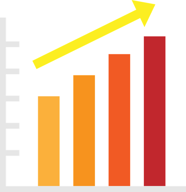 Free graph bar chart vector